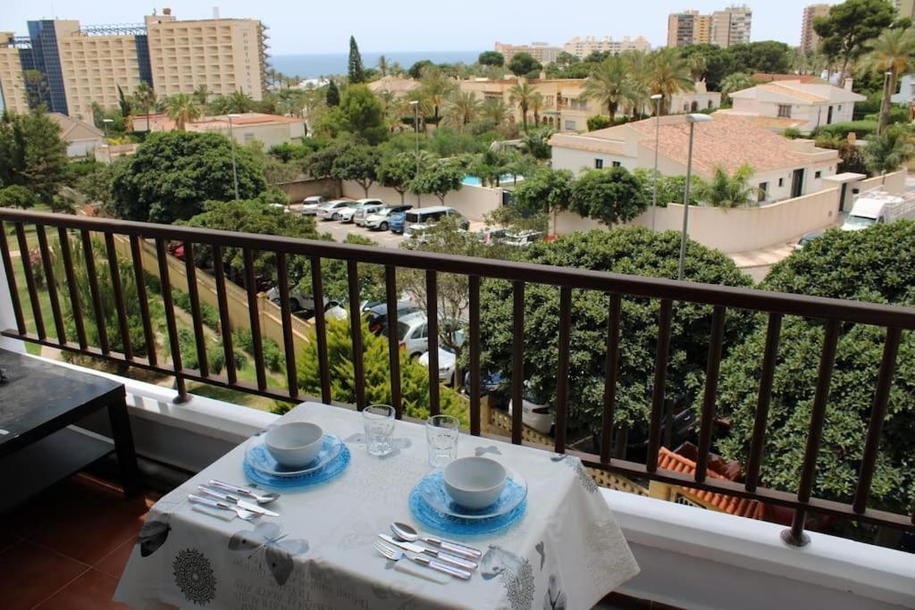 Apartamento Vista Al Mar Piscina Playa 3 Min Aguadulce  Luaran gambar