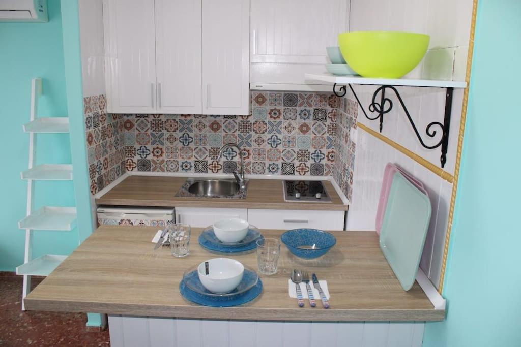 Apartamento Vista Al Mar Piscina Playa 3 Min Aguadulce  Luaran gambar
