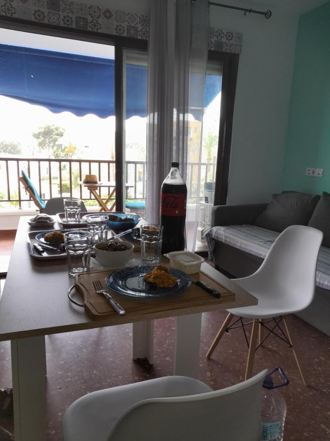 Apartamento Vista Al Mar Piscina Playa 3 Min Aguadulce  Luaran gambar